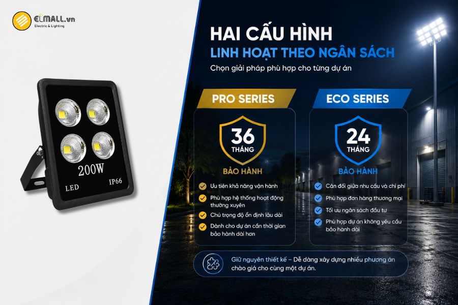 SL-DPL02-200 được phát triển với hai cấu hình Pro Series và Eco Series