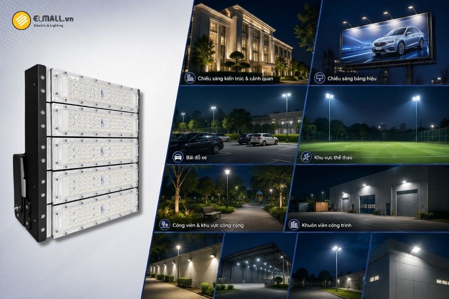 Ứng dụng của đèn LED pha module 250W SL-DPL01-250