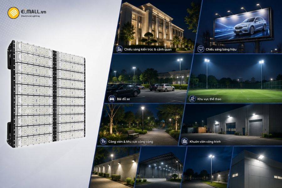 Ứng dụng của đèn LED pha module 1000W SL-DPL01-1000