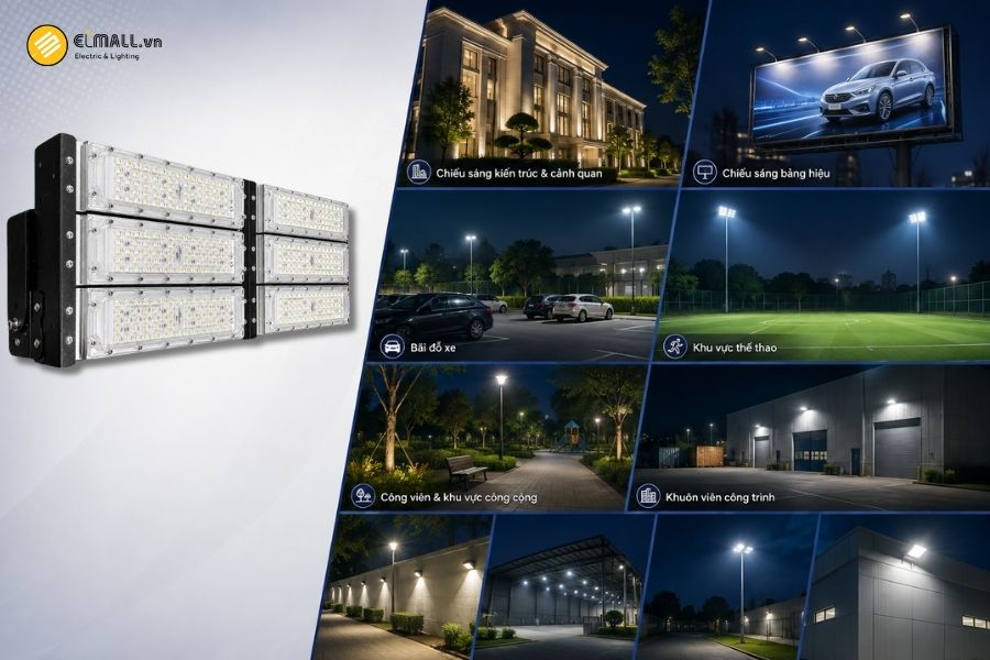 Ứng dụng của đèn LED pha module 300W SL-DPL01-300